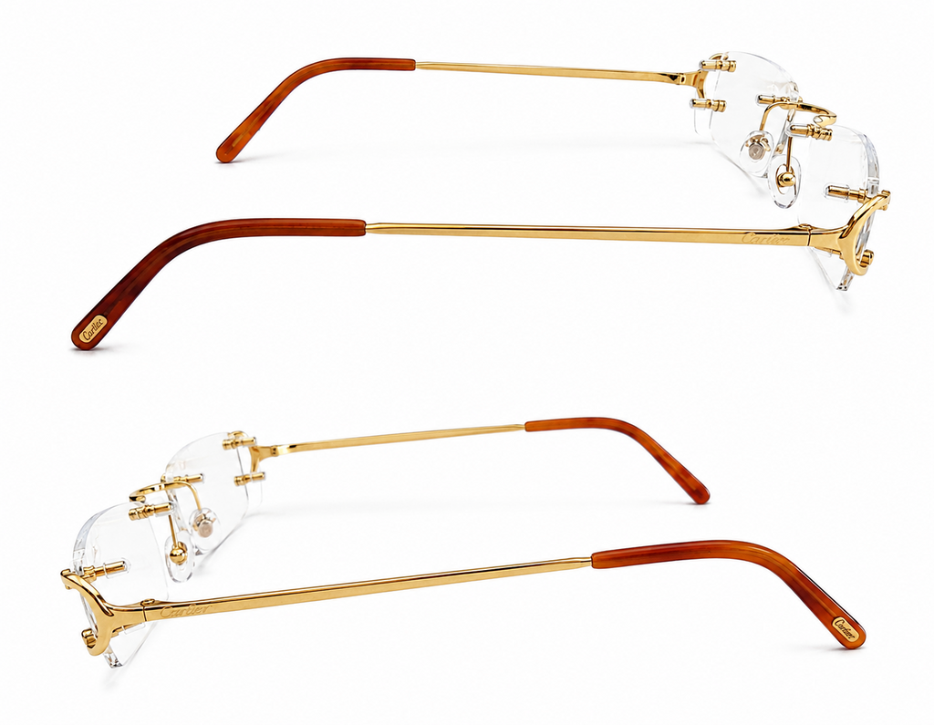 NEW! Cartier Big C Piccadilly Gold Glasses CT0092O