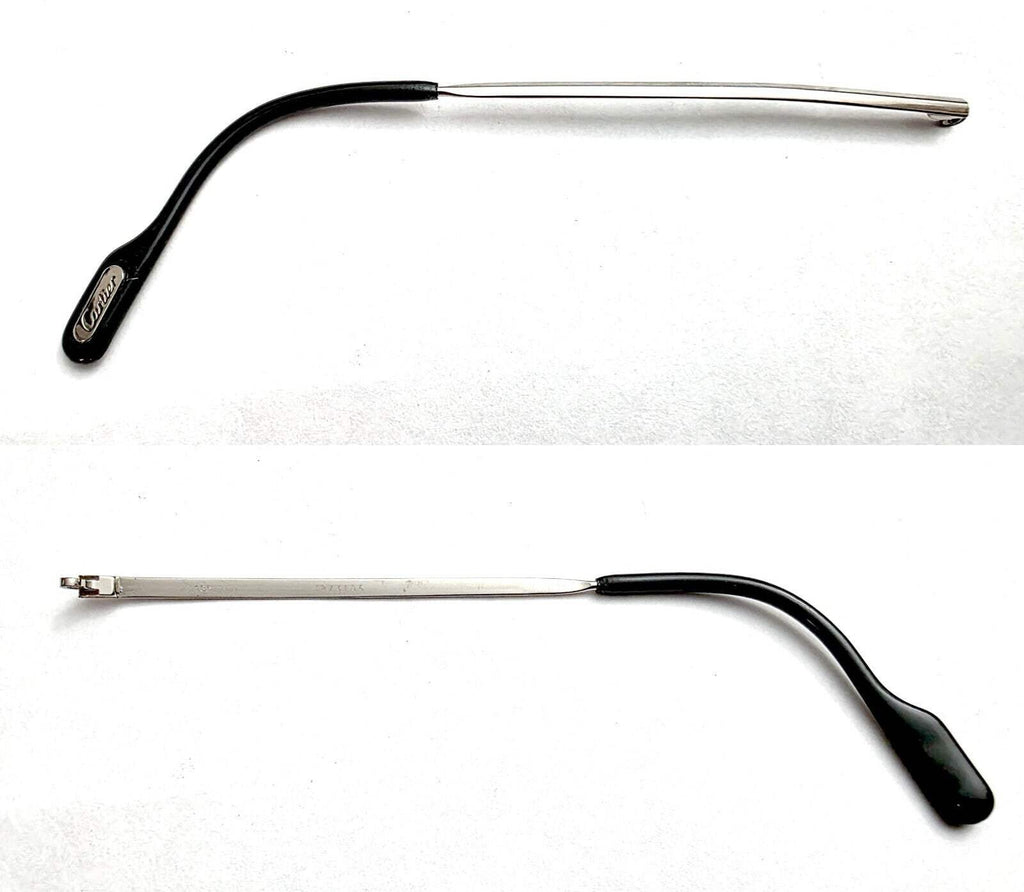 Authentic Cartier Small C Décor Glasses Replacement Spare Parts – Silver