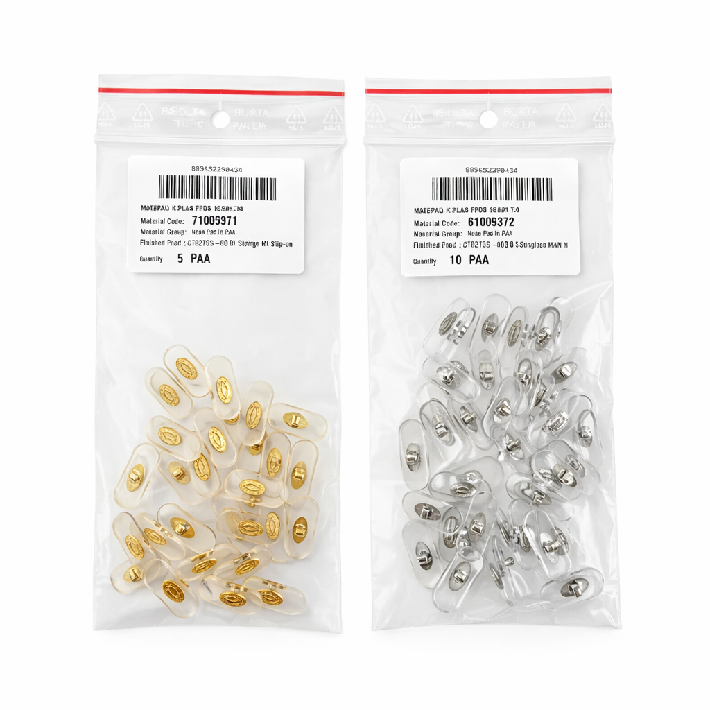 Auth Cartier Eyeglasses Nose Pads Replacement Large + Free Screwdriver