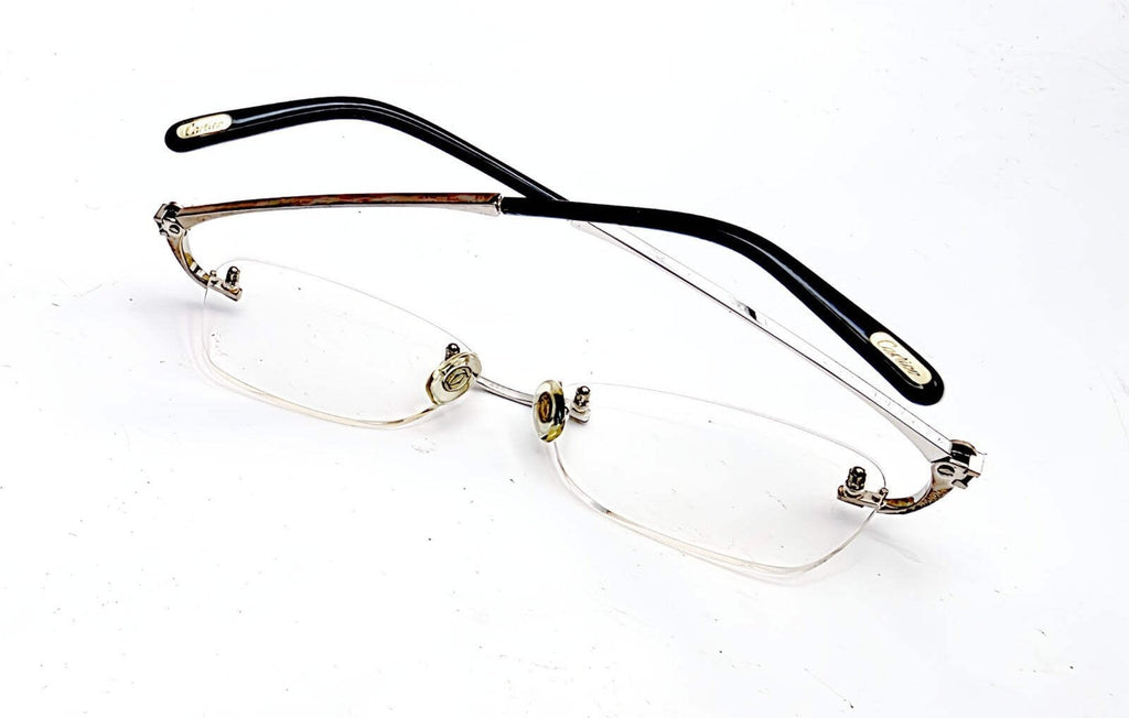 NEW! Cartier Temple Tips Burgundy Gold Replacement Parts - $49 / Pair (2 Pieces)