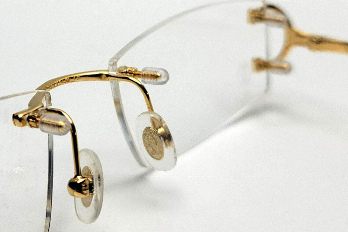 Cartier Eyeglasses Nose Pads Replacement Small + Free Screwdriver