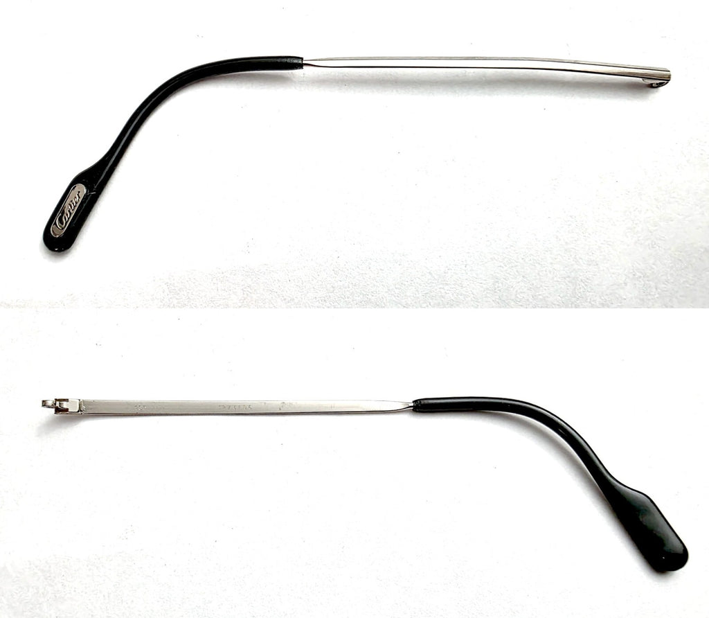 Authentic Cartier Small C Décor Glasses Replacement Spare Parts – Silver