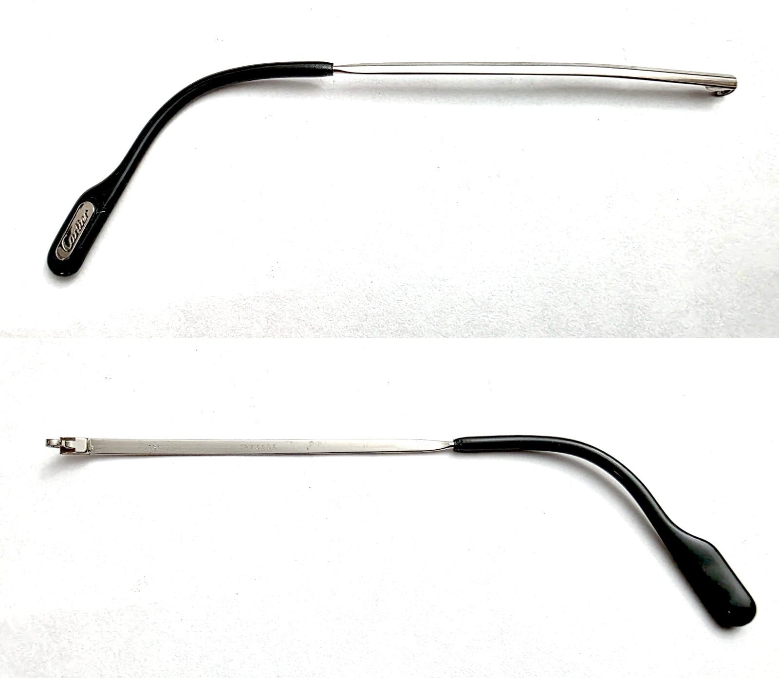 Authentic Cartier Small C Décor Glasses Replacement Spare Parts – Silver
