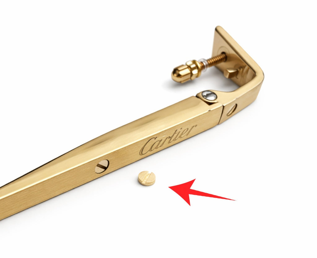 NEW! Auth Cartier Platine Screws Replacement - Gold/Silver - $49/each
