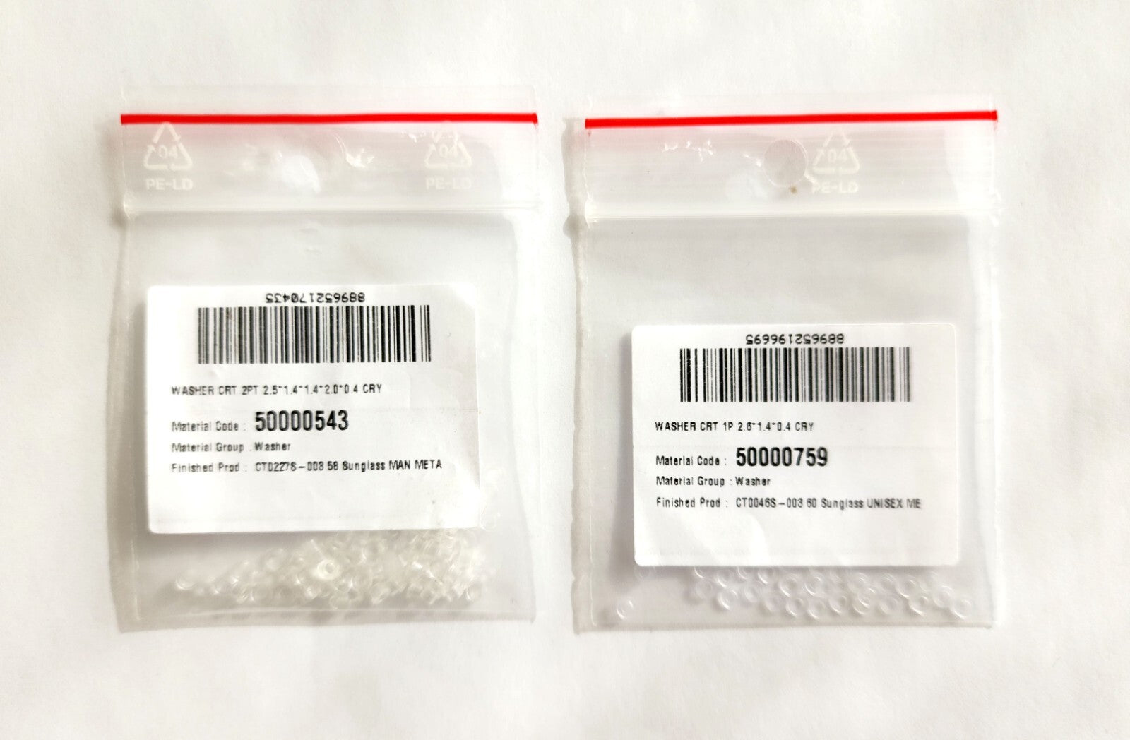 NEW! Auth Cartier Nuts/Caps/Bushing - Gold/Silver + Free Washers