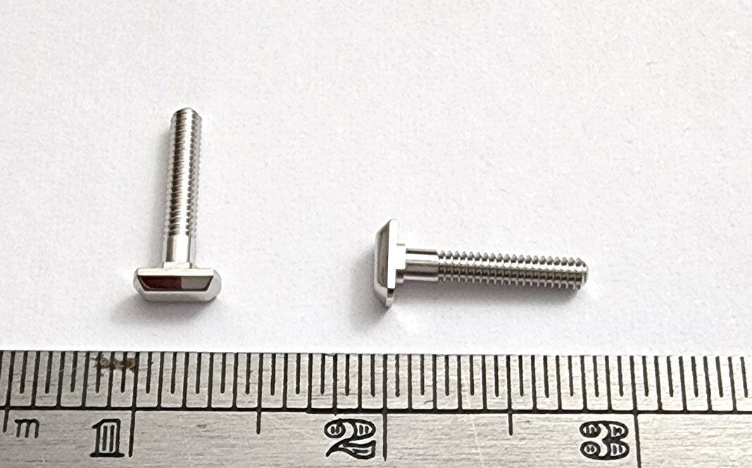 Authentic Cartier Curved Rectangle Eyeglass Screws Gold Silver Replacement