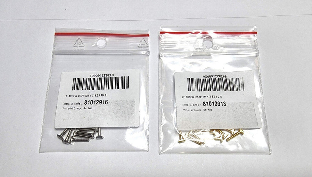NEW! Curved Rectangle Cartier Screw 1xSet/$39 - Silver/Gold + Free Screwdriver