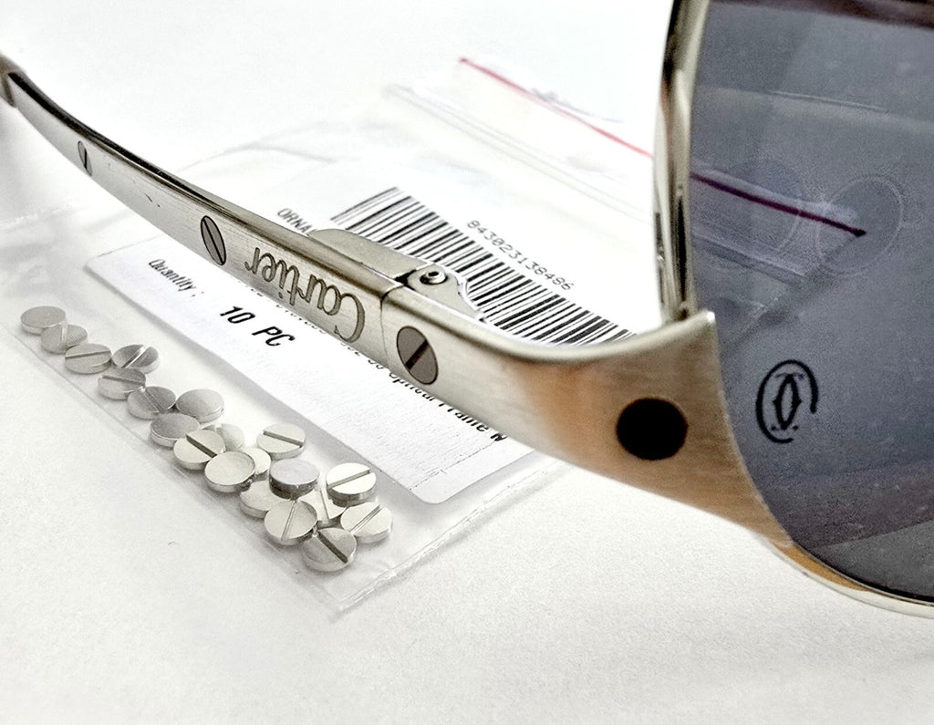 NEW! Auth Cartier Platine Screws Replacement - Gold/Silver - $49/each