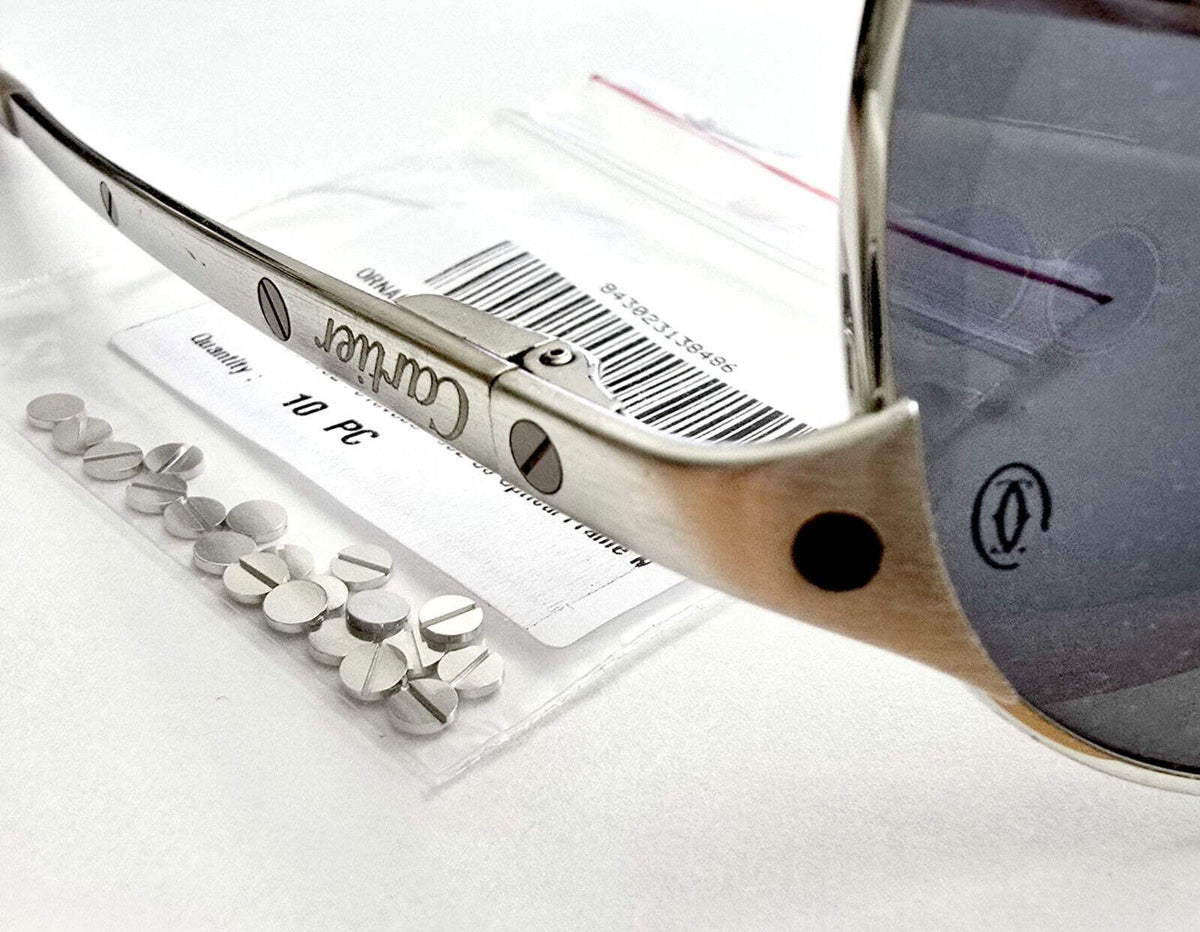 NEW! Auth Cartier Platine Screws Replacement - Gold/Silver - $49/each
