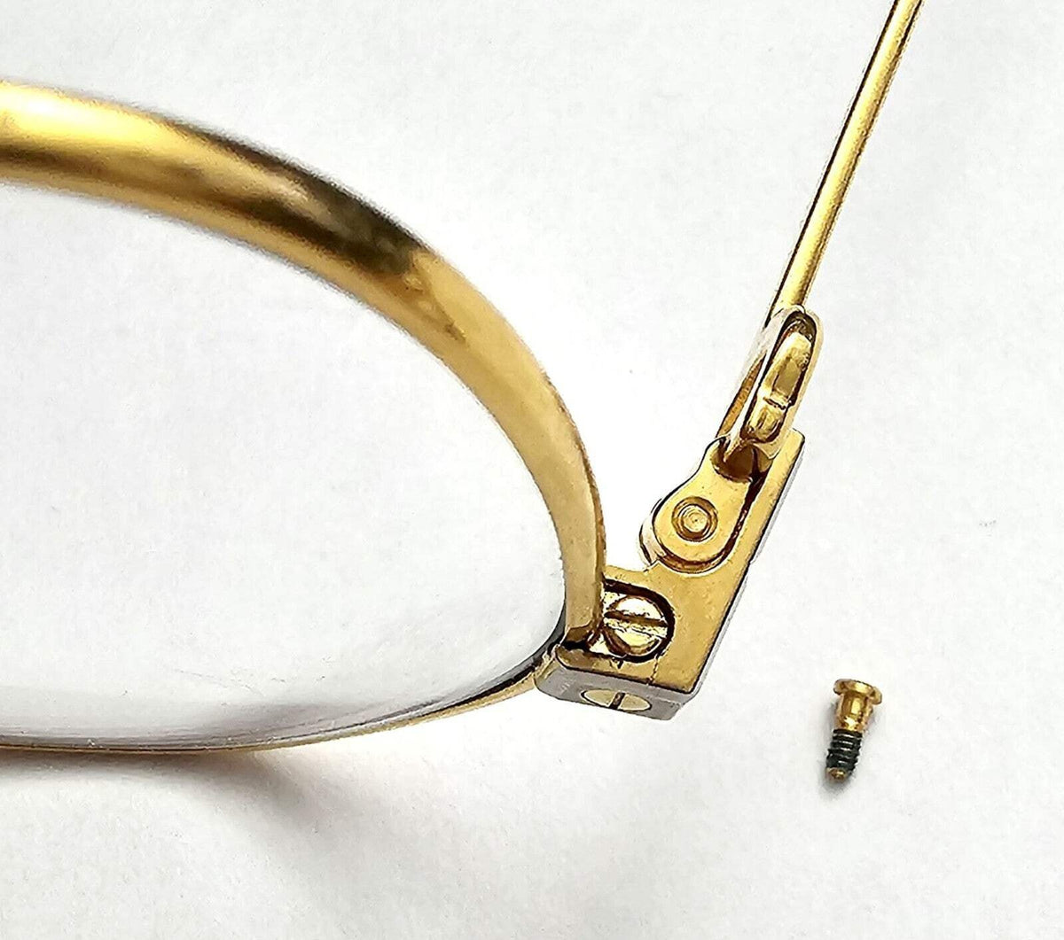 NEW! Auth Cartier Screws for Vendome - Gold/Silver - One Pair/2 pics