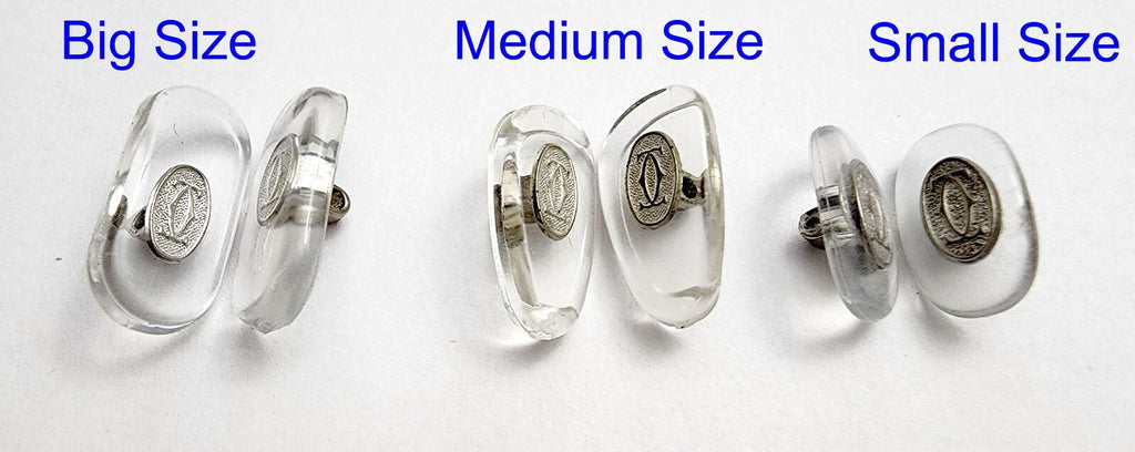 Cartier Eyeglasses Nose Pads Replacement Small + Free Screwdriver