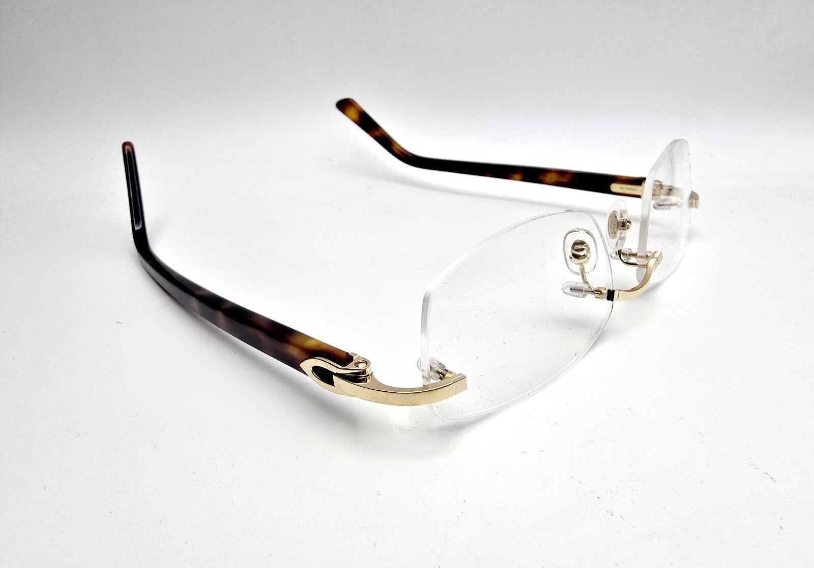 NEW! Cartier Glasses Canazei Tortoise/Gold CT0048O