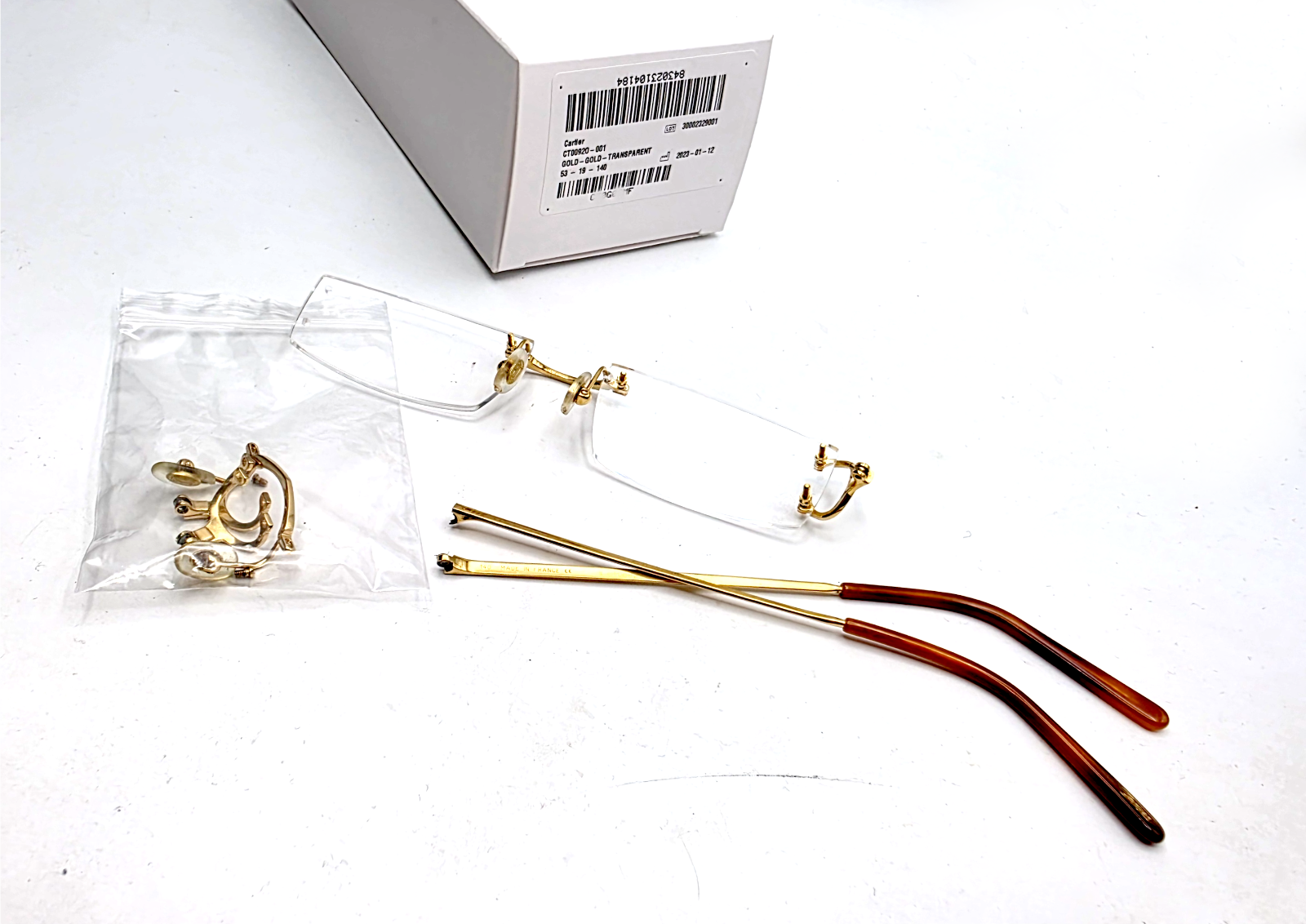 Auth Cartier Big C Piccadily Gold (CT00920) Spare Parts/Replacement