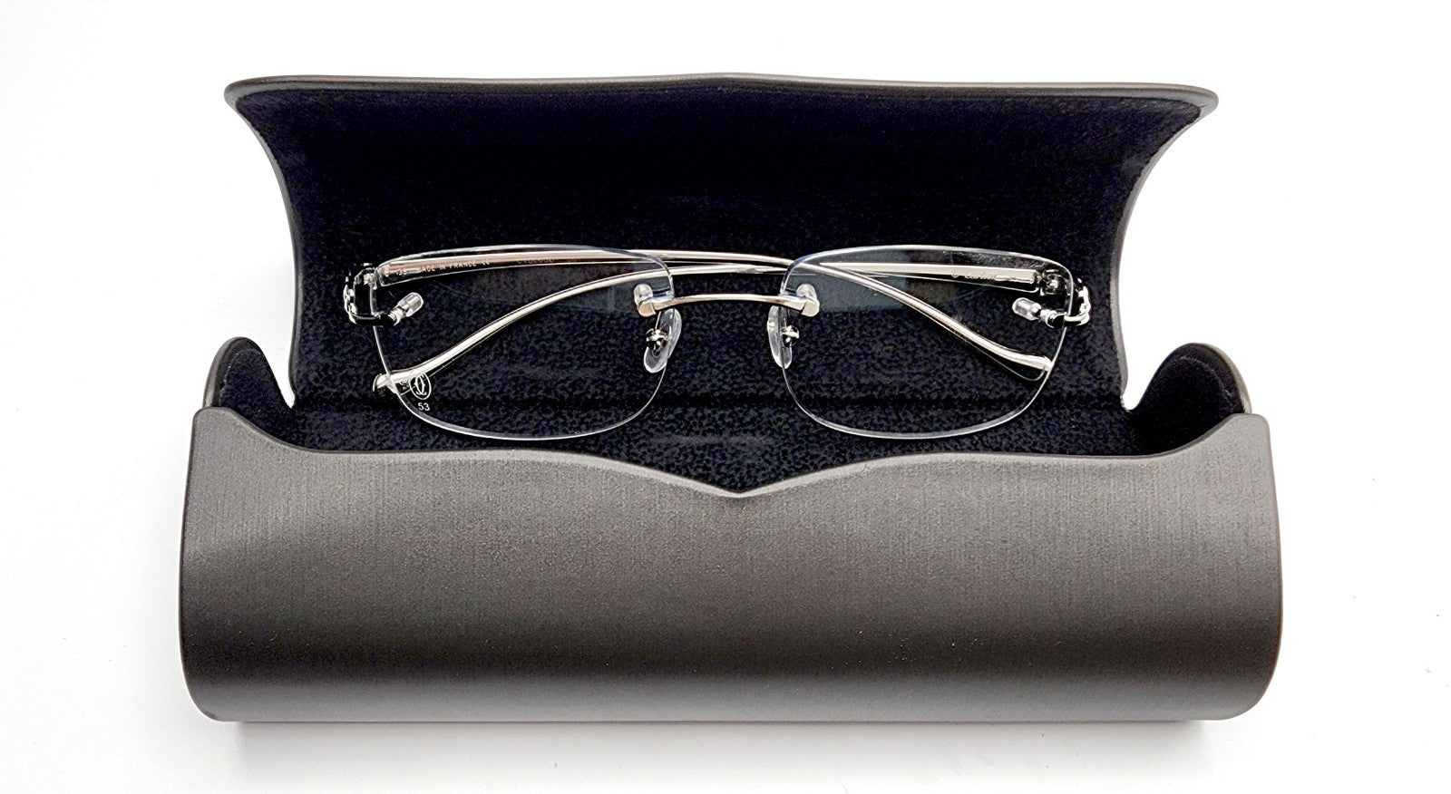 Authentic Cartier Silver Panthere Glasses CT00580