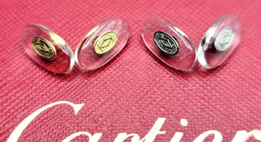 Cartier Eyeglasses Nose Pads Replacement Small + Free Screwdriver
