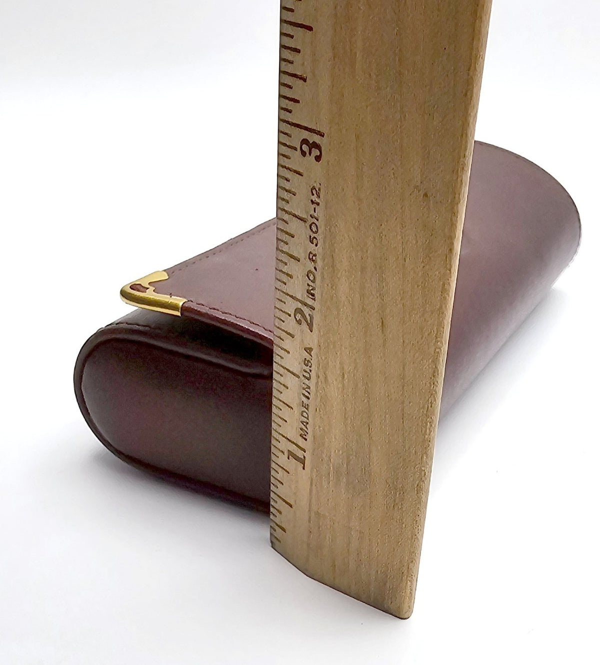 Vintage Cartier Hard Case Red Leather Eyeglasses CASE