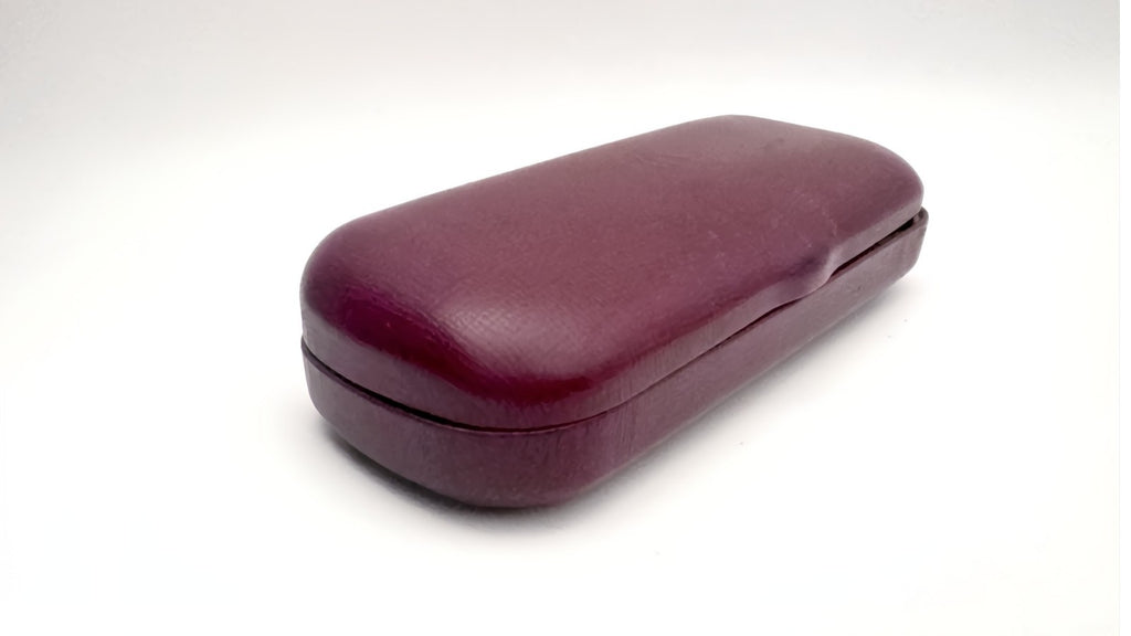 Vintage Cartier Hard Case Red Leather Eyeglasses CASE