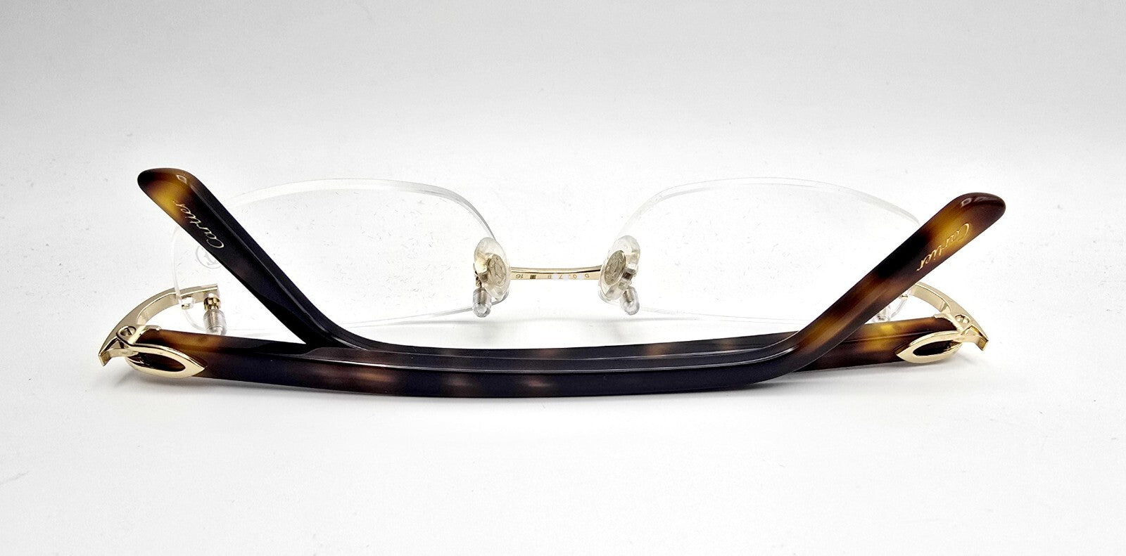 NEW! Cartier Glasses Canazei Tortoise/Gold CT0048O