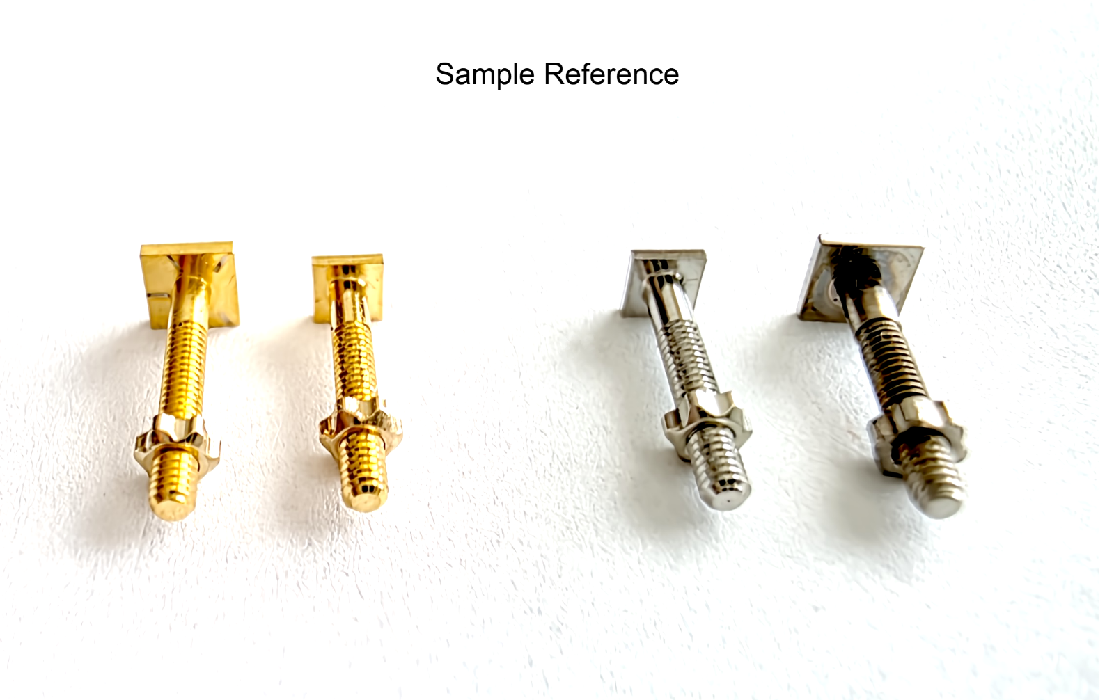 New Auth Cartier Square Screws Nuts Gold/Silver + Free Washers - $35 Each