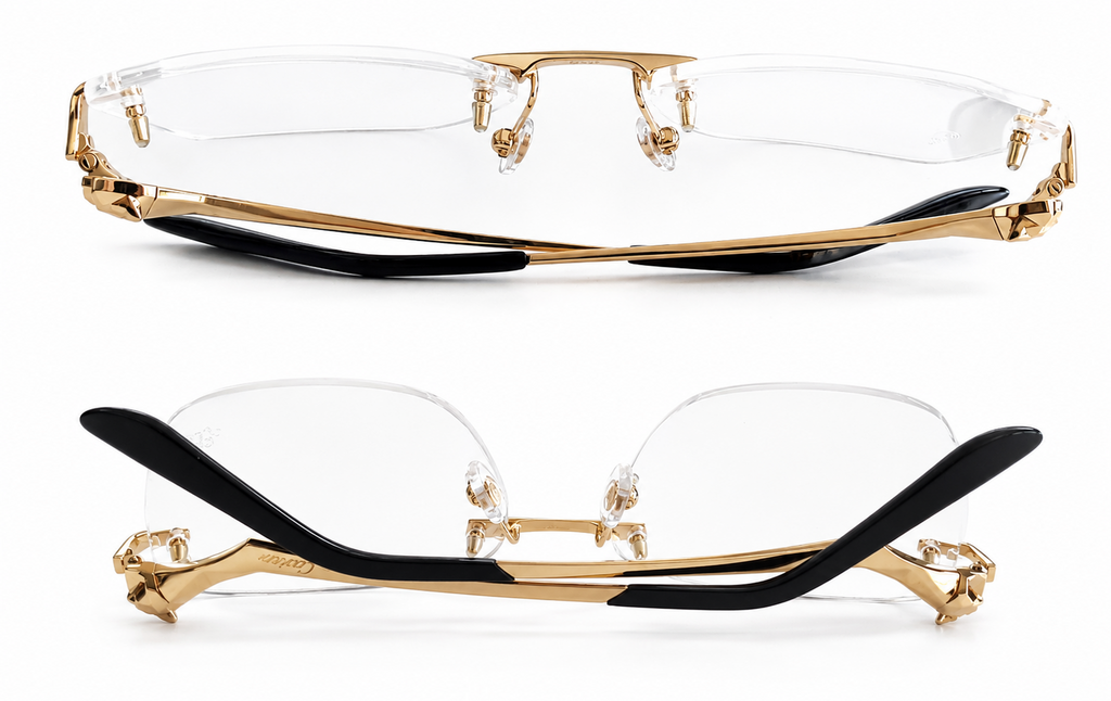 NEW! Authentic Panthère de Cartier Eyeglasses CT0120O