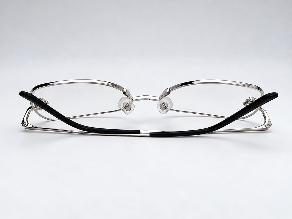Authentic Panther Gold-Plated Metal Butterfly Eyeglass - Gold/Silver - CT0417O