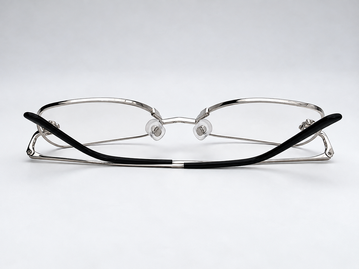 Authentic Panther Gold-Plated Metal Butterfly Eyeglass - Gold/Silver - CT0417O