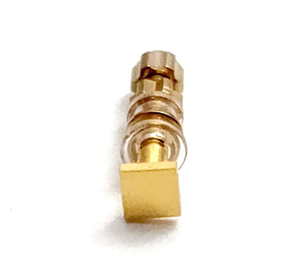 Authentic Cartier Square Screw Caps Gold w/ Washers for Eyeglasses Small