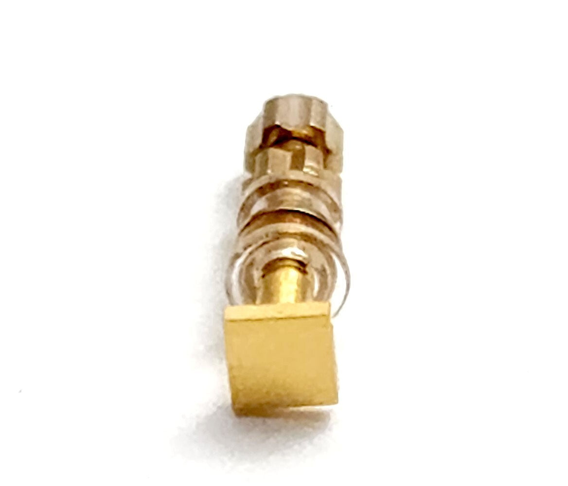 Authentic Cartier Square Screw Caps Gold w/ Washers for Eyeglasses Small