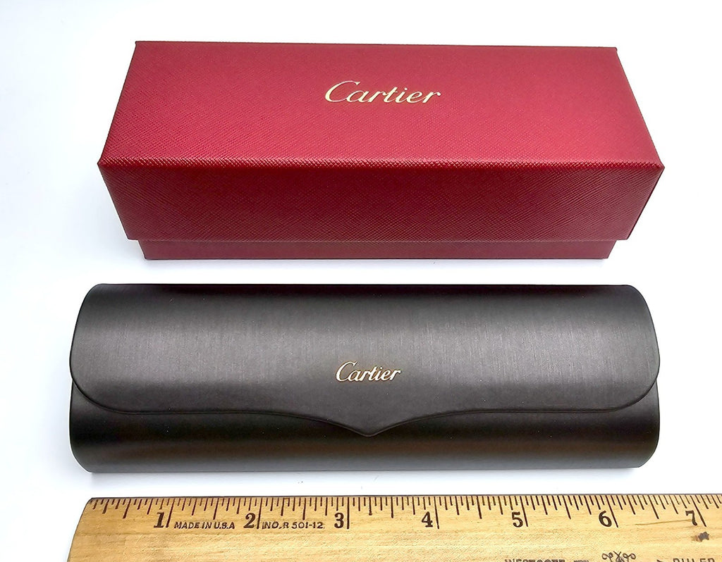 Authentic Cartier Glasses Packaging Set Medium Box Case Cloth Certificate