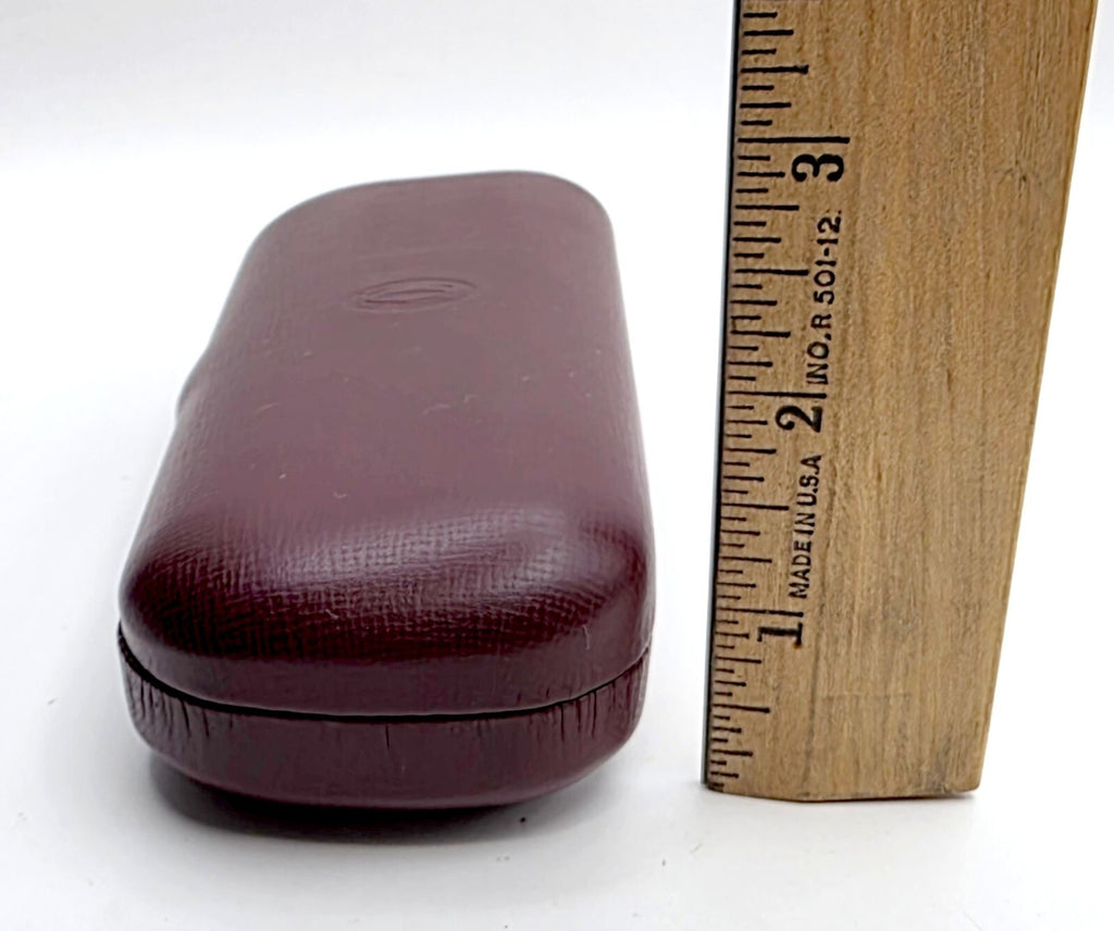 Vintage Cartier Hard Case Red Leather Eyeglasses CASE