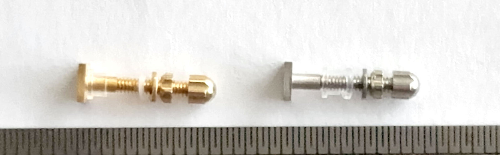 New Auth Cartier Square Screw Gold/Silver