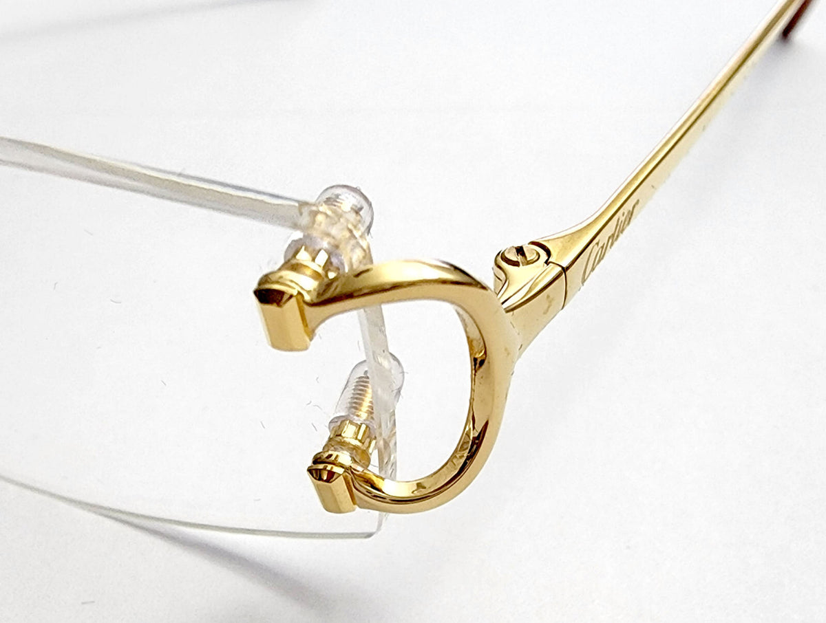 NEW! Curved Rectangle Cartier Screw  1 Set/$45 - Silver/Gold + Free Screwdriver