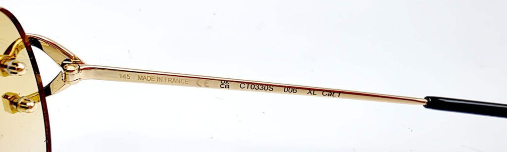 Auth Cartier C-Decor Rimless Eyeglasses Screws CT0330S / CT0344O / CT04870