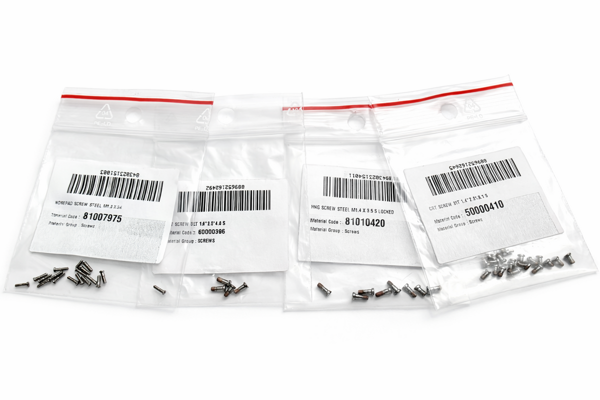 Authentic Cartier Eyeglass Hinge Screws Replacement - Gold/Silver