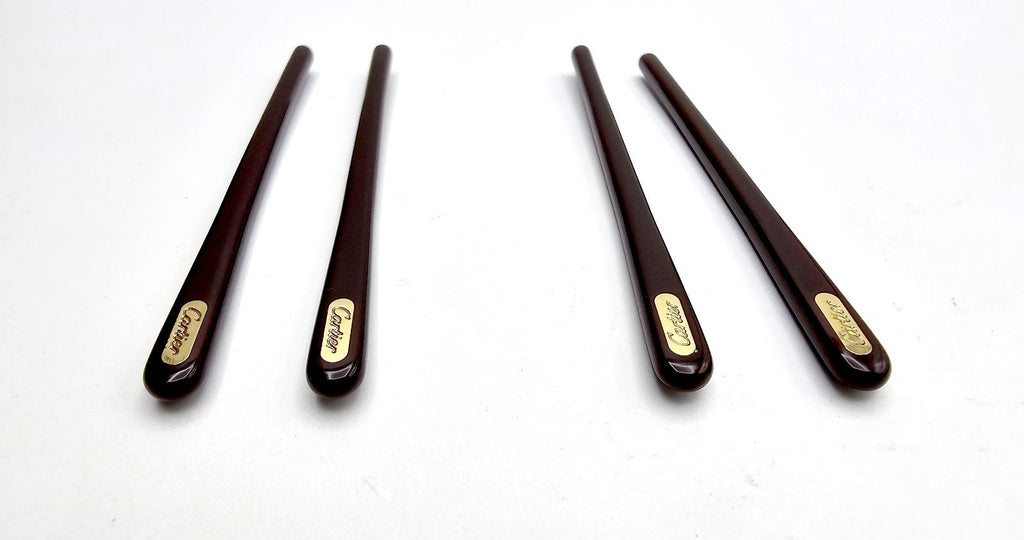 Authentic Cartier Gold/Black Temple Tips Replacement Parts for Cartier Glasses