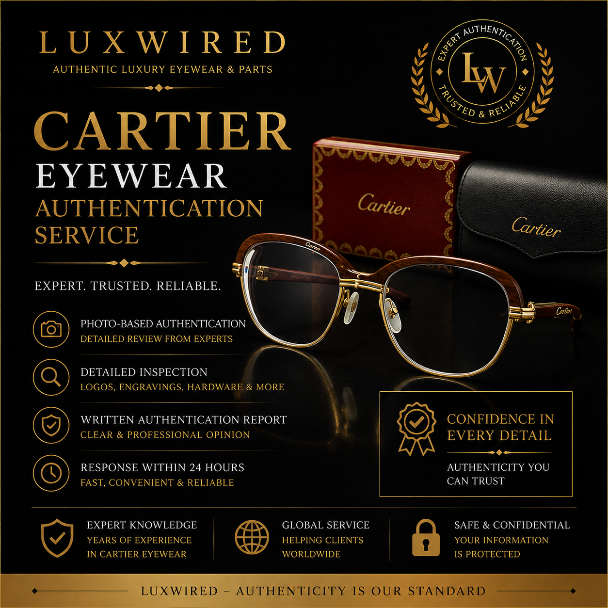 Cartier Eyewear Authentication